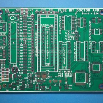 друкована плата atmega fusebit doctor