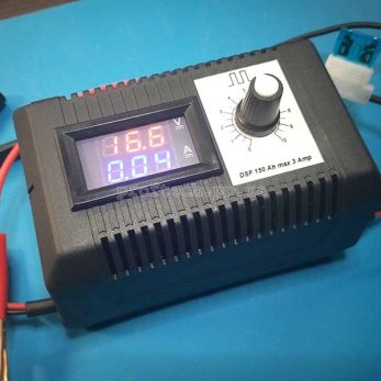 Десульфатор з клемами, індикаторм та регулятором